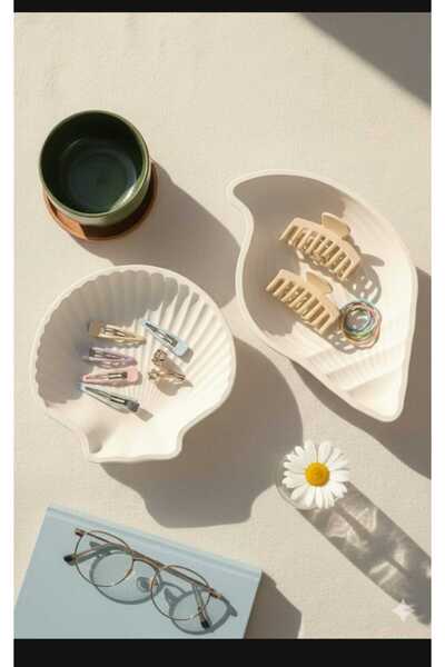 beautystyle Decorative Seashell Jewelry % Accessory Plate Set