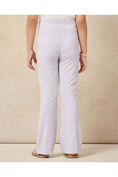 REDTAG Girls Purple Solid Leggings