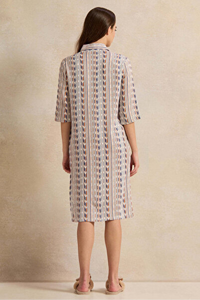 REDTAG Women Assorted Printed Nightshirt Dress