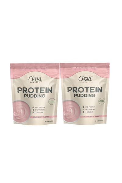 Clean Powders Protein Pudding 500 Gr - Çilek 2 Adet