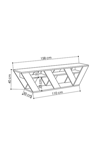 Mourah Home Mourah Ralla Tv Stand Up To 65 Inches - Oak