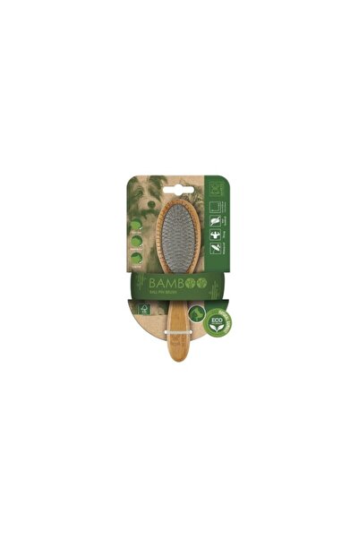 M-PETS فرشاة دبوس الكرة الخيزران (22 سم)