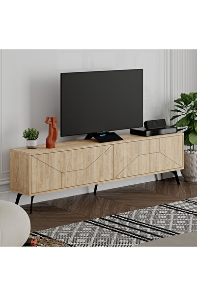 Mourah Home Mourah Dune Tv Stand Up To 70 Inches - Oak