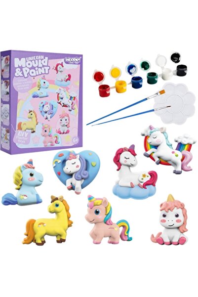woopie Set de vopsea creativă DIY – Confecționează și pictează figurine unico...