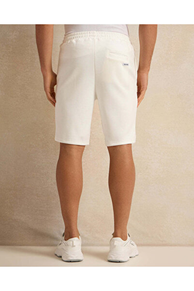 REDTAG Men Ivory Lounge Printed Short