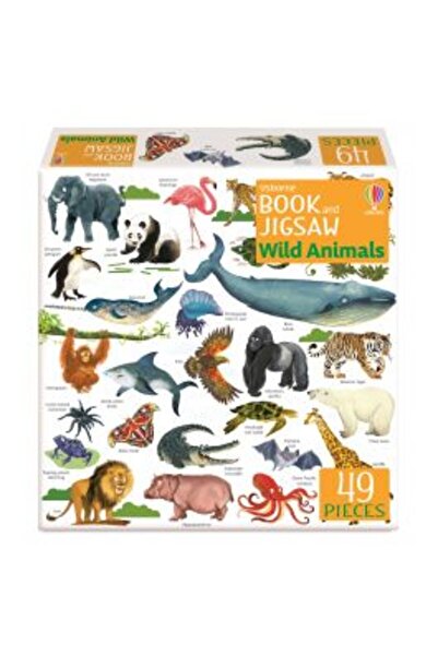 Usborne Book and Jigsaw Wild Animals