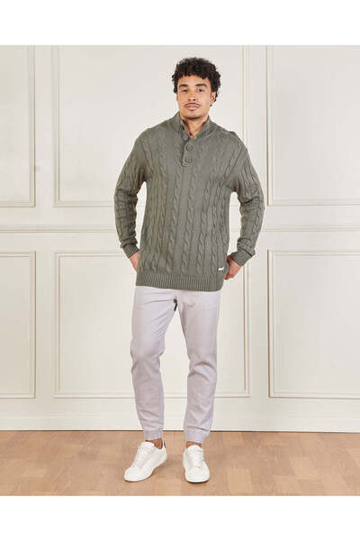 REDTAG Mid Grey Basic Twill Jogger