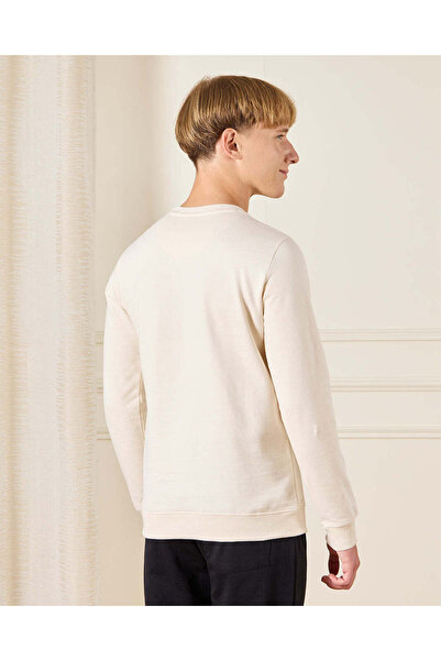 REDTAG Senior Boys Cream Anime Print Sweatshirt