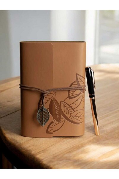 mr shopping Mr Leather Kraft Paper Notebook and Pen Set Agenda Pen Gift Special Design Teacher's Day