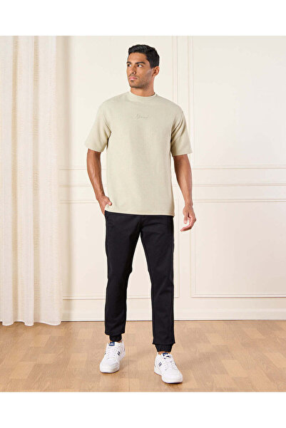 REDTAG Men Navy Slim Fit Joggers