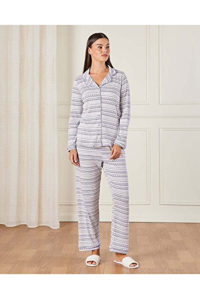 REDTAG Women Multicolour All Over Printed Pyjama Set (2 Piece)