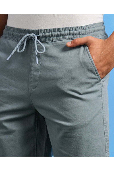 REDTAG Men Blue Pull On Shorts