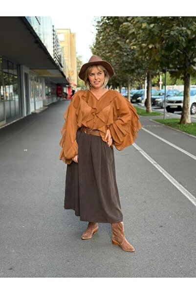 OEM Boho chic blouse with ruffles