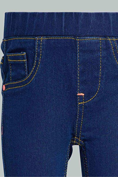REDTAG Navy Jegging For Baby Girls
