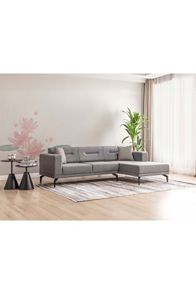 Storish Merlin Sağ Köşe Koltuk Eymen Gri