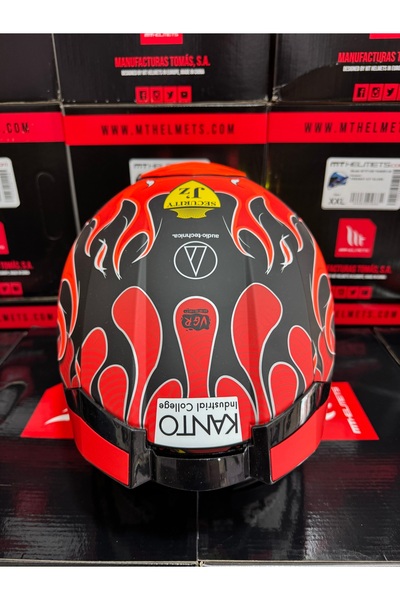 MT Helmets Thunder 4 Sv Yamanaka renkli vizörlü(+1şeffaf vizör)