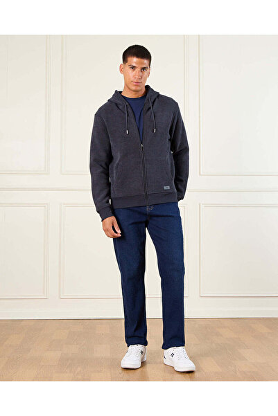 REDTAG Men Charcoal Sweatshirt