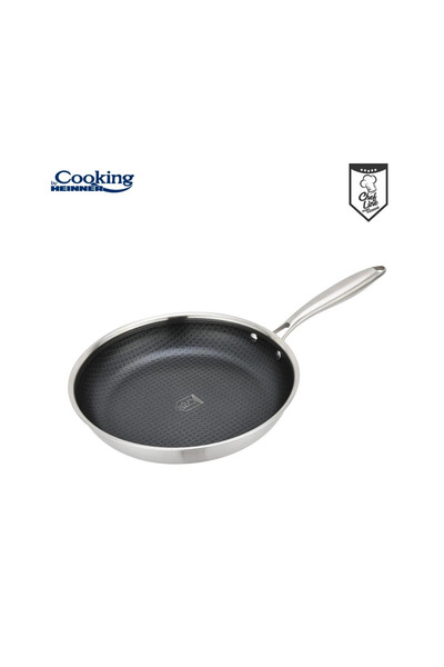 Heinner Stainless Steel 3-Layer Frying Pan 24x4.5, TITANIUM3