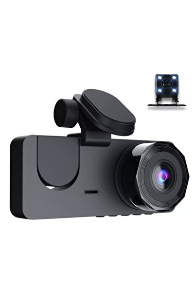 Ruan Triple camera car DVR 2 Full HD automatic recording