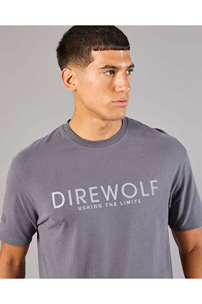 REDTAG Men Blue Printed Lounge T-Shirt