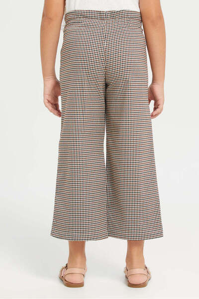 REDTAG Assorted Checkered Wide Leg Trousers