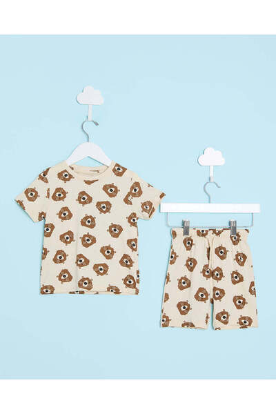 REDTAG طقم بيجامة مطبوع للأولاد الرضع (قطعتين)