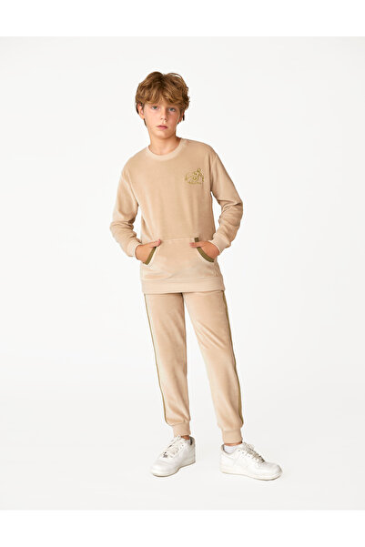 Elsima Men's Waiter Boy Velvet Pajama Set