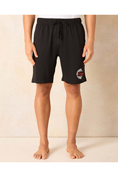 REDTAG Men White And Black Printed Pyjama Set (2 Piece)