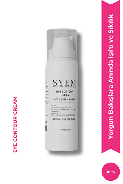SYEM Seaweed & Caffeine Eye Cream 15 ml – Koyu Halka ve Şişkinlik Karşıtı Göz...