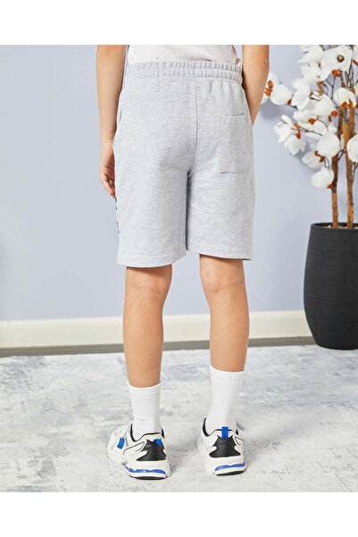 REDTAG Boys Grey New York Knicks Shorts