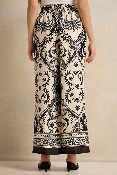 REDTAG Women Black Wide Leg Pants