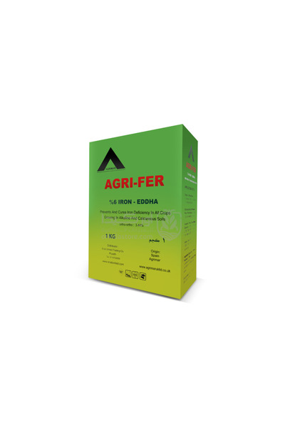 AGRIMAR Agri-Fer chelated iron 6% micronutrient for treating iron deficiency - 1 kg