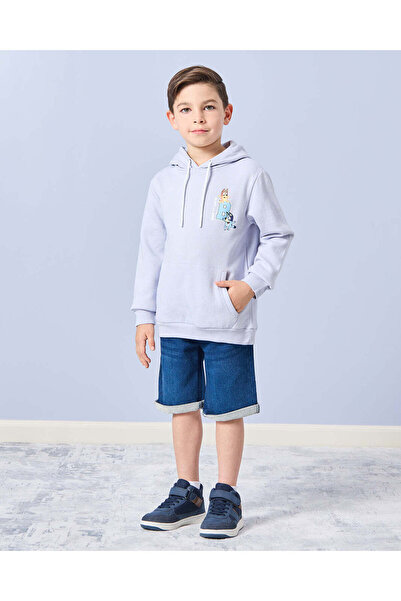 REDTAG Boys Blue Bluey Hooded Sweatshirt
