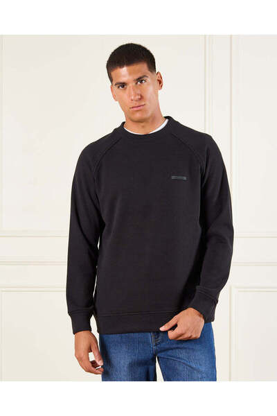 REDTAG Men Black Lounge T-Shirt