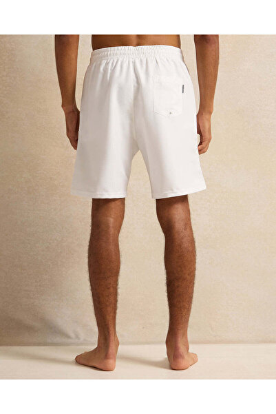 REDTAG Men White Plain Active Shorts