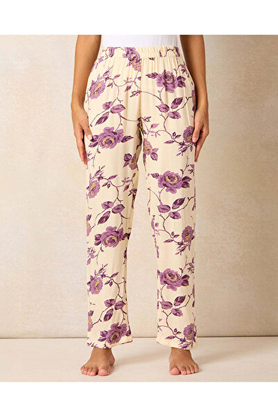 REDTAG Women White Printed Pajama Set (2 Piece)