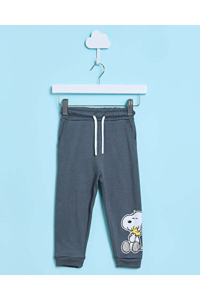 REDTAG Infant Boys Grey Snoopy Pyjama Set (2 Piece)