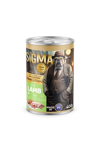 Sigma Hrana umeda caini adulti, Sigma, carne de miel, 400 g, premium, digestie usoara, energie