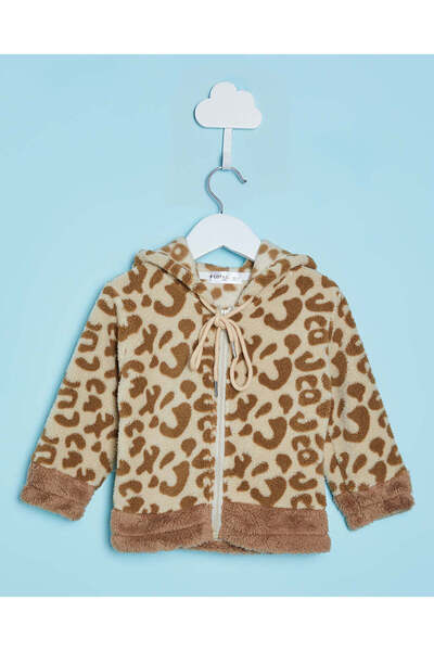 REDTAG سويت شيرت بغطاء رأس بيج للبنات الرضع