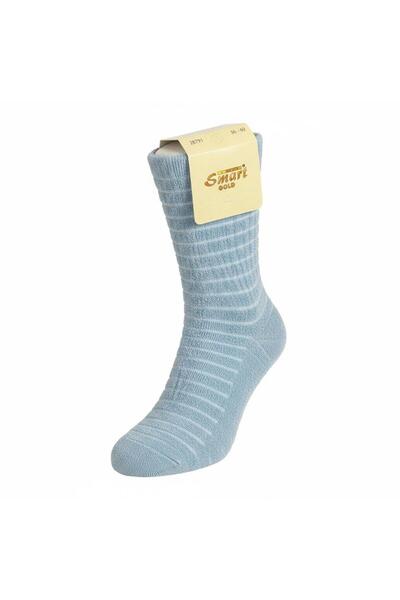 zhrcollection Women Towel Socks Soft Towel Mixed Color 6 Pairs Winter Socks Thick Socks (Pink,Purple,Blue,Grey)