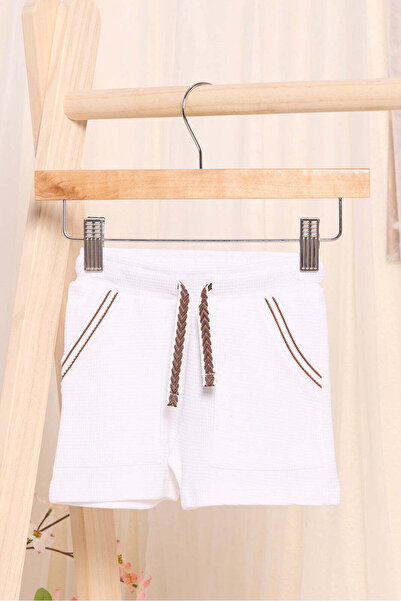 REDTAG شورت جاكار أبيض للأولاد الرضع