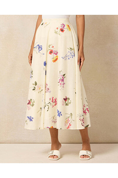 REDTAG مطبوع نسائية بيضاء من القطن بطبعة زهور