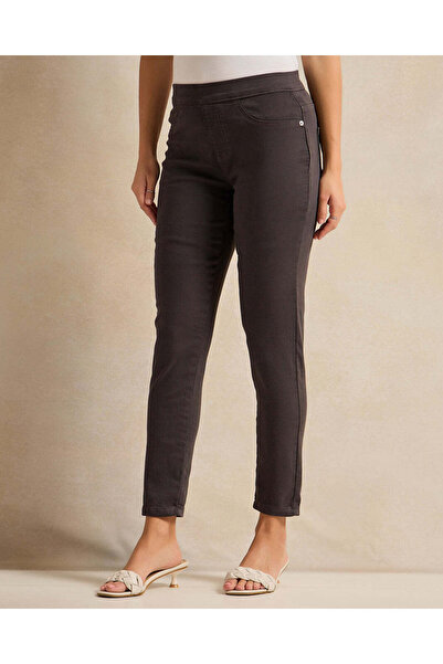 REDTAG Women Grey Skinny Fit Jegging