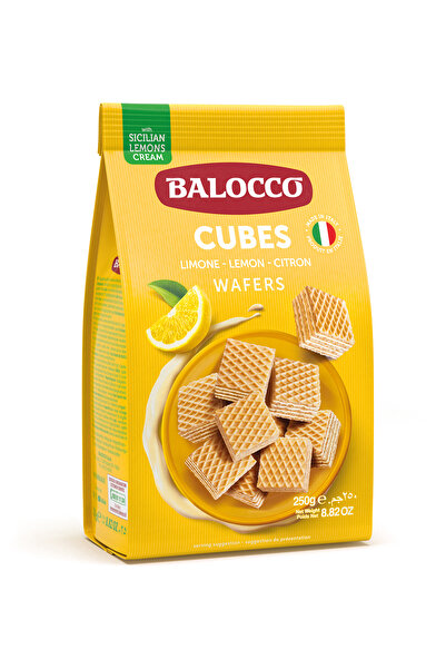 Balocco Limonlu Wafers Küp Gofret 250 Gr
