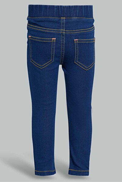 REDTAG Navy Jegging For Baby Girls