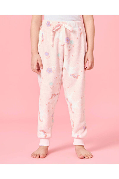 REDTAG Girls Beige Bunny Print Pyjama Set (2 Piece)