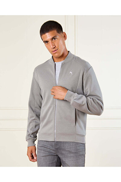 REDTAG Men Grey Sold Jacket