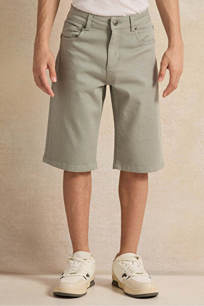 REDTAG Senior Boys Grey Chino Shorts