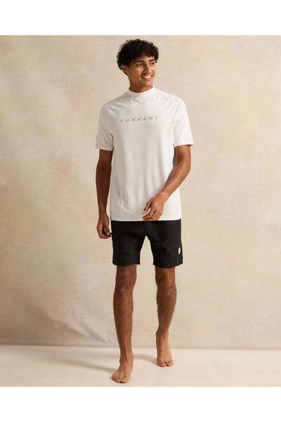 REDTAG Men Black Plain Active Shorts