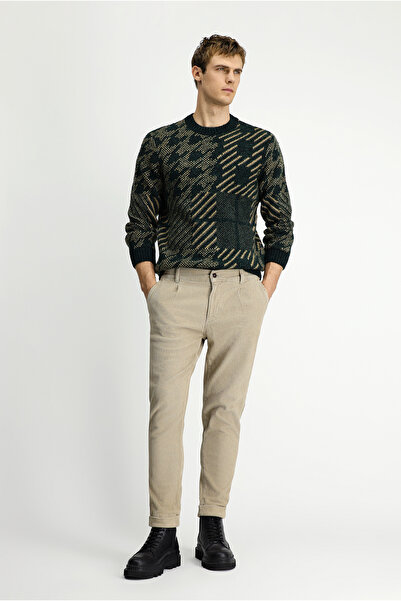 Kiğılı Crew Neck Regular Fit Patterned Knitwear Sweater